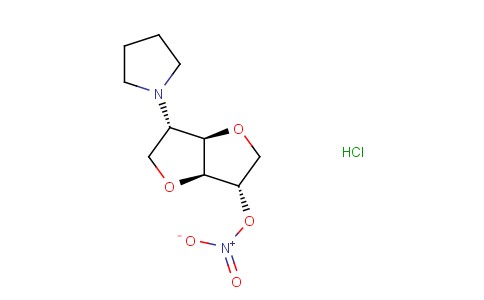 L-IDITOL, 1,4:3,6-DIANHYDRO-2-DEOXY-2-(1-PYRROLIDINYL)-, 5-NITRATE, MO NOHYDROCHLORIDE